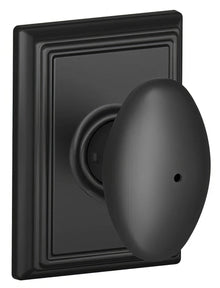 Schlage F40SIE-ADD Siena with Addison Rose Privacy Door Knob