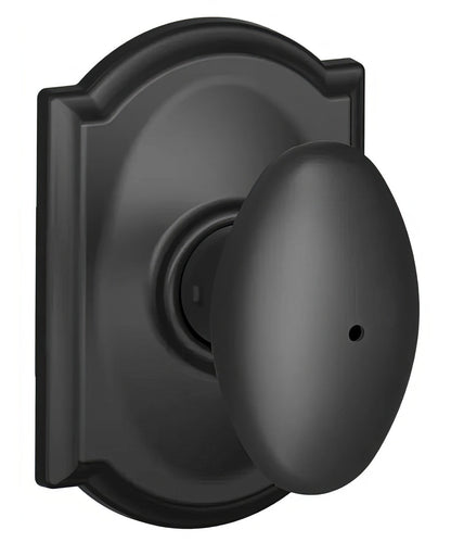 Schlage F40SIE-CAM Siena with Camelot Rose Privacy Door Knob