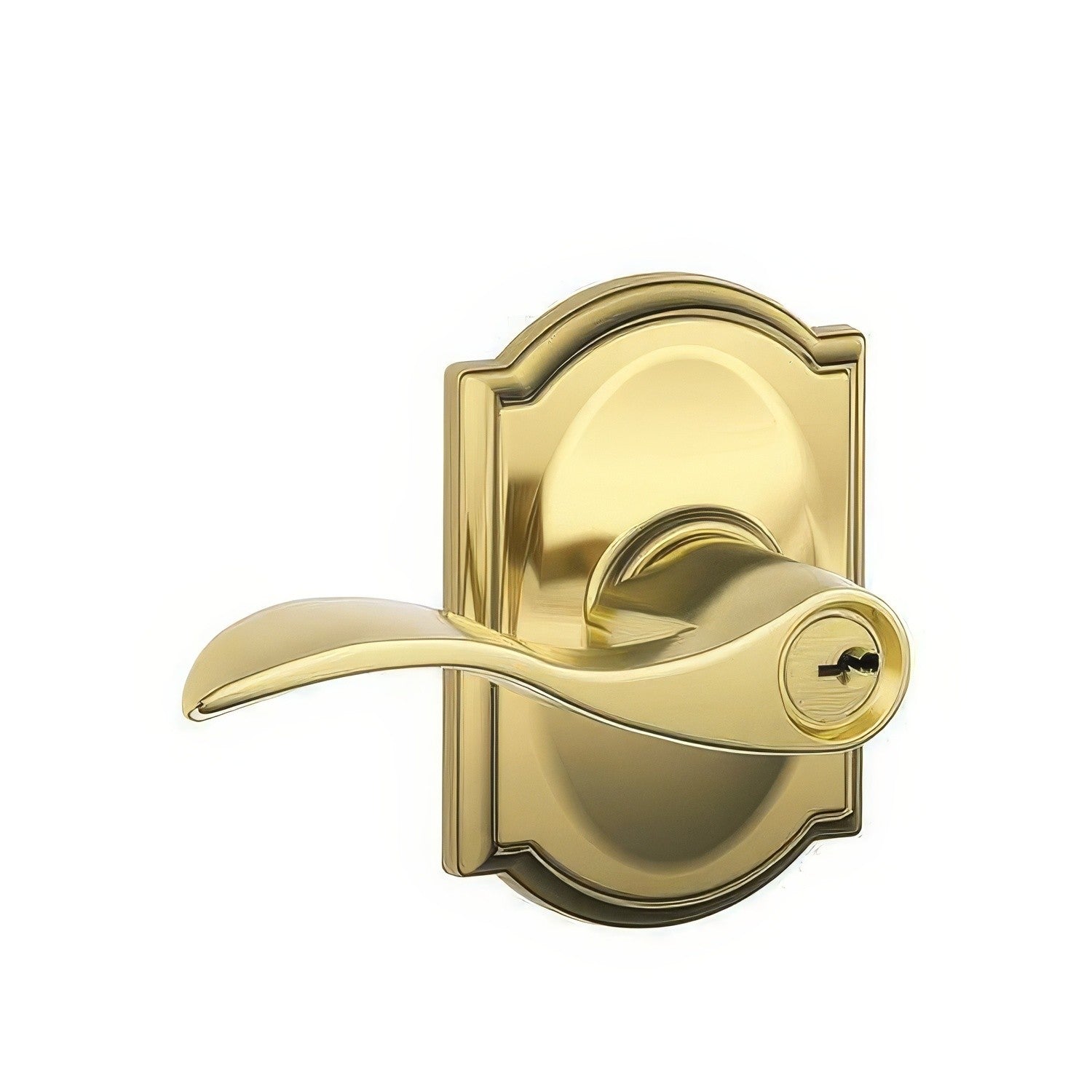 Schlage F51A-ACC-CAM F-Series Accent Keyed Entry Door Lever