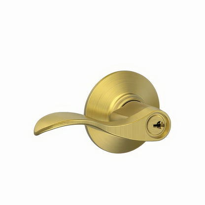 Schlage F51A-ACC F-Series Accent Single Cylinder Keyed Entry Panic Proof Door Lever