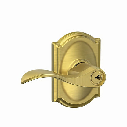 Schlage F51A-ACC-CAM F-Series Accent Keyed Entry Door Lever
