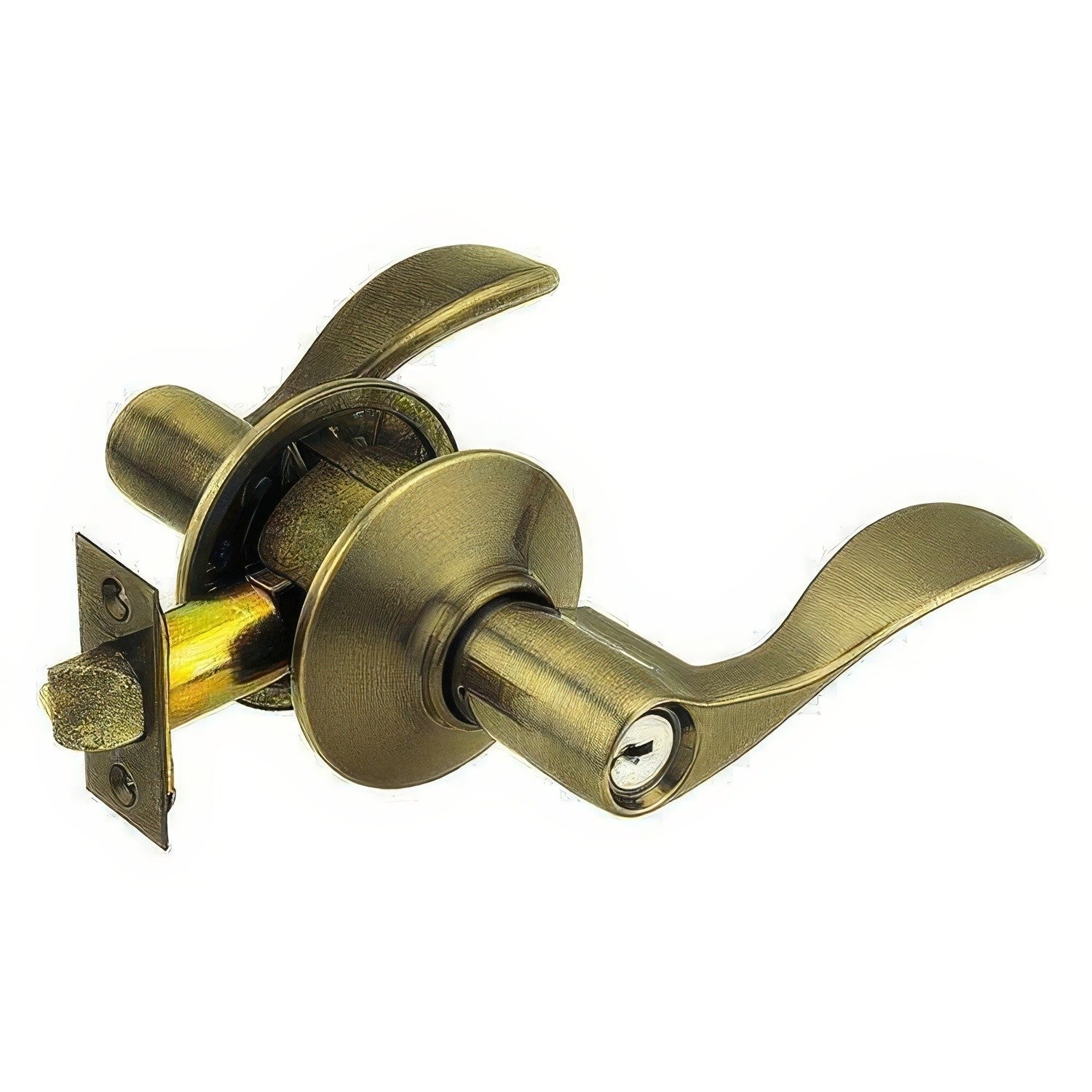Schlage F51A-ACC F-Series Accent Single Cylinder Keyed Entry Panic Proof Door Lever