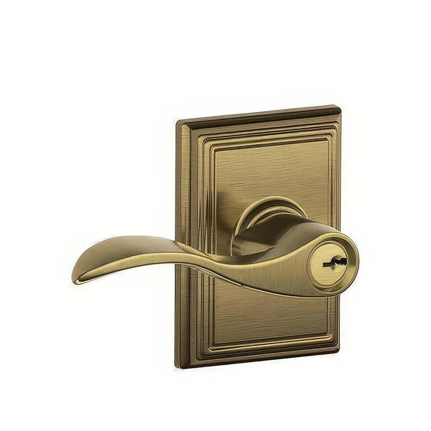 Schlage F51A-ACC-ADD F-Series Accent Keyed Entry Door Lever.