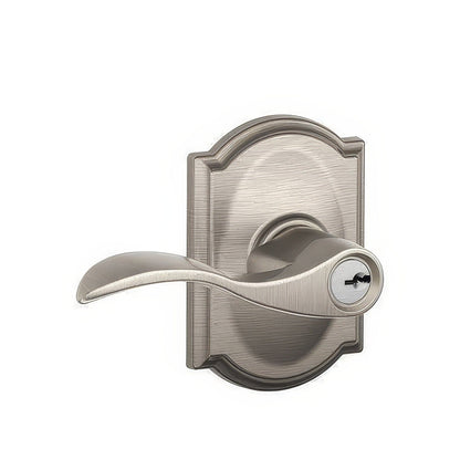 Schlage F51A-ACC-CAM F-Series Accent Keyed Entry Door Lever