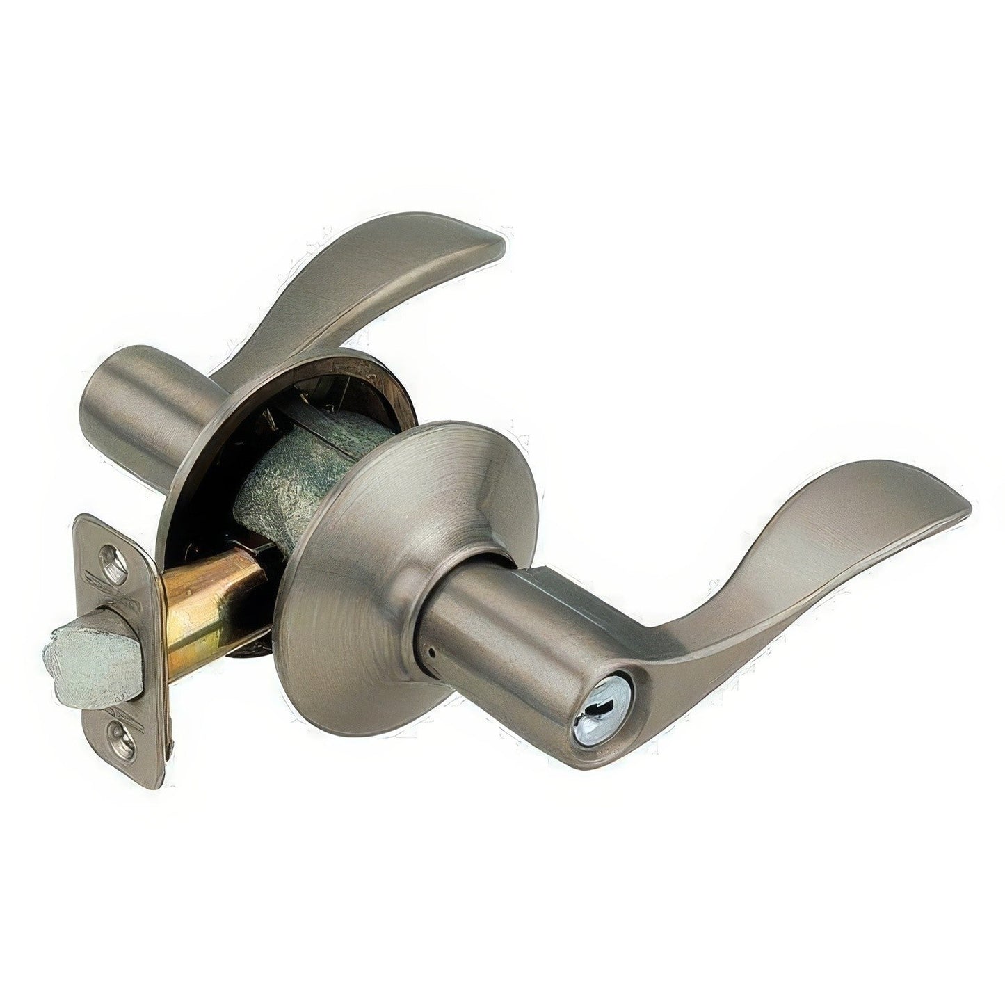 Schlage F51A-ACC F-Series Accent Single Cylinder Keyed Entry Panic Proof Door Lever