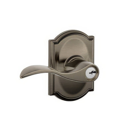 Schlage F51A-ACC-CAM F-Series Accent Keyed Entry Door Lever