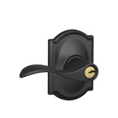 Schlage F51A-ACC-CAM F-Series Accent Keyed Entry Door Lever