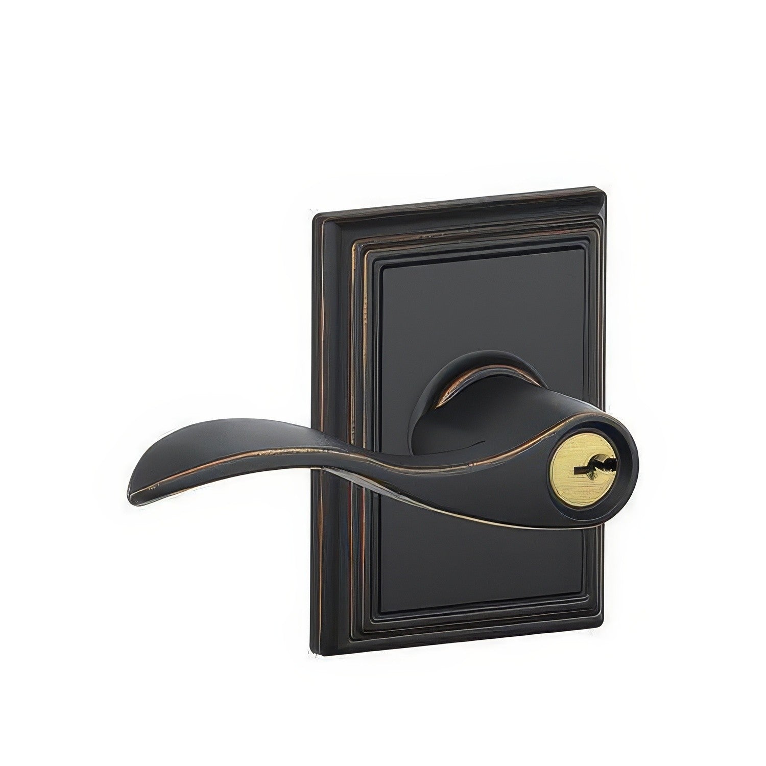 Schlage F51A-ACC-ADD F-Series Accent Keyed Entry Door Lever.