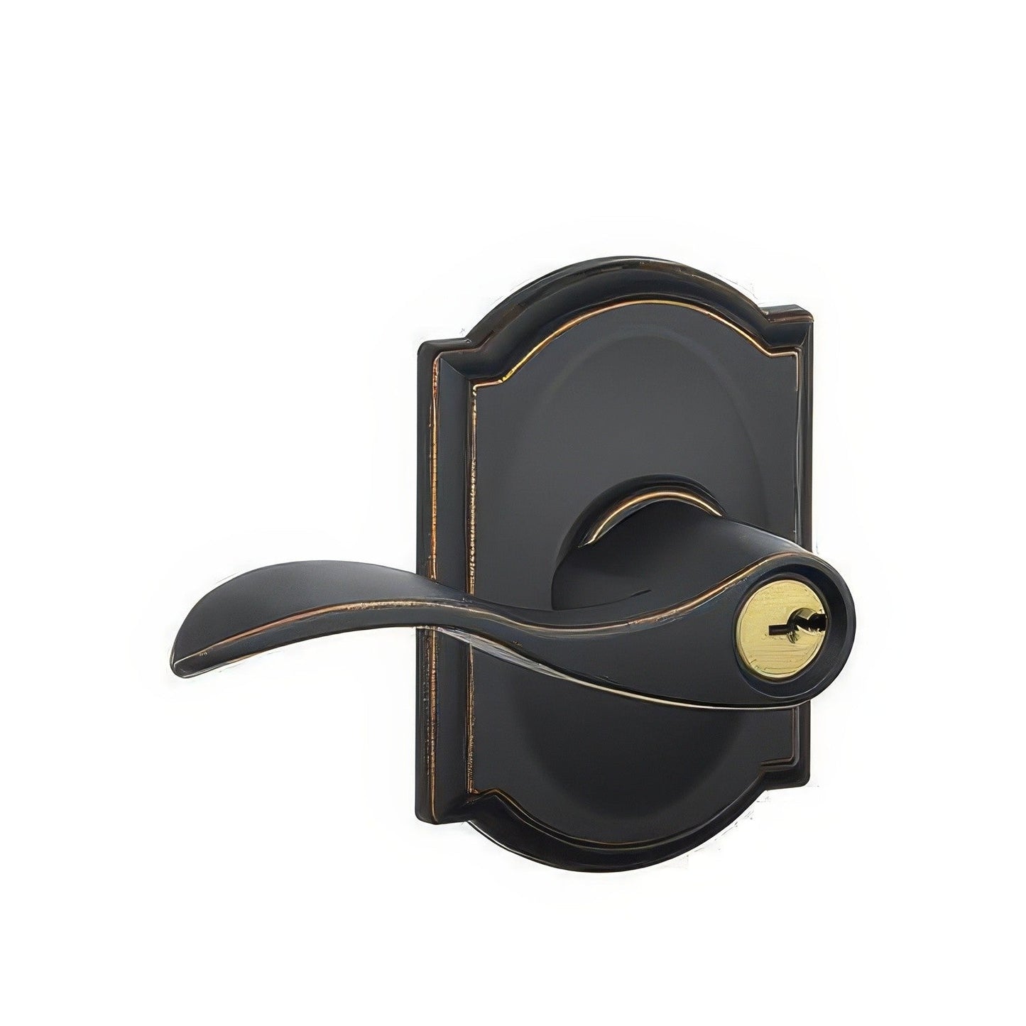 Schlage F51A-ACC-CAM F-Series Accent Keyed Entry Door Lever