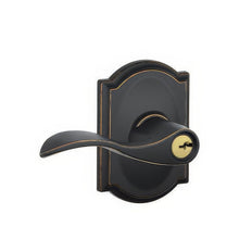 Schlage F51A-ACC-CAM F-Series Accent Keyed Entry Door Lever