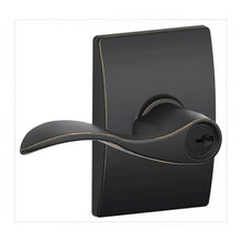 Schlage F51A-ACC-CEN F-Series Accent Keyed Entry Door Lever