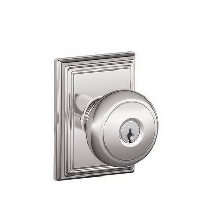 Schlage F51A-AND-ADD F-Series Andover Keyed Entry Door Knob.