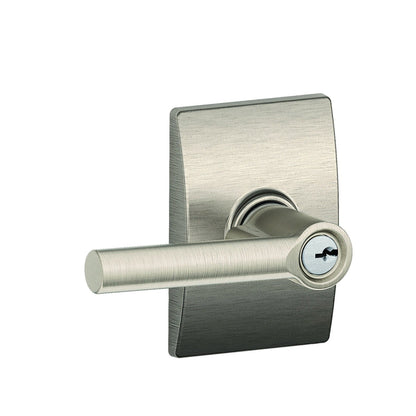 Schlage F51ABRW-CEN Broadway Lever with Century Rose Keyed Entry Door Lever