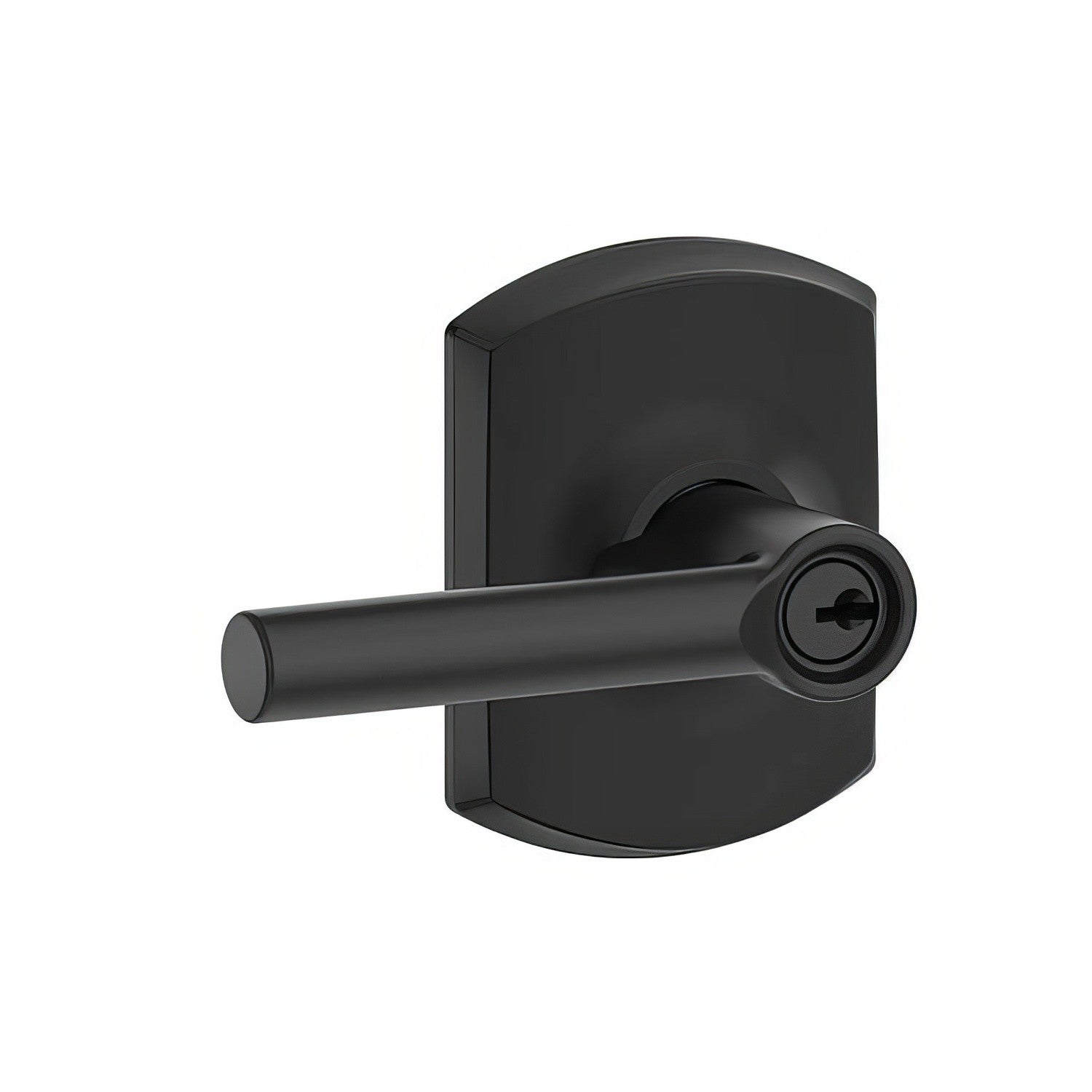 Schlage F51ABRW-GRW Broadway with Greenwich Rose Keyed Entry Door Lever