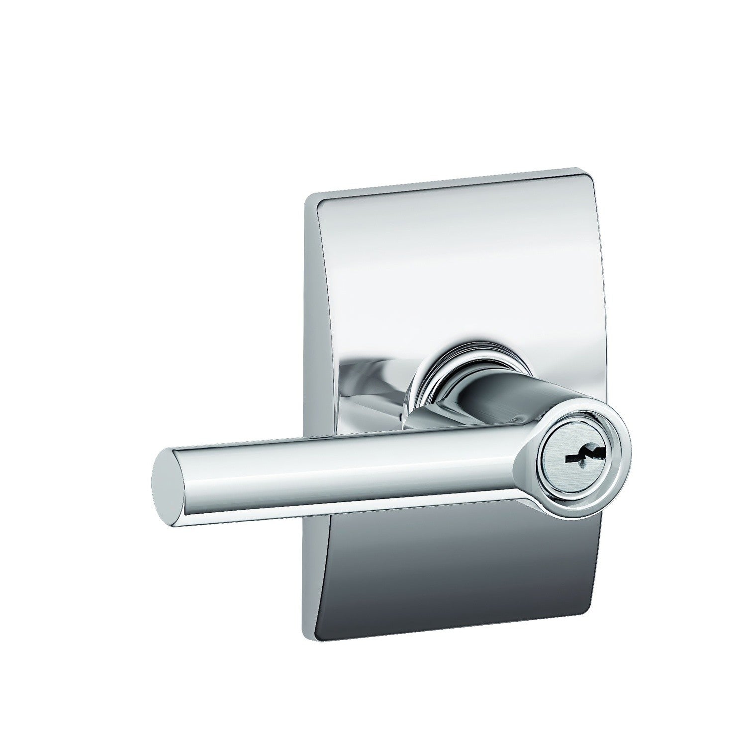 Schlage F51ABRW-CEN Broadway Lever with Century Rose Keyed Entry Door Lever