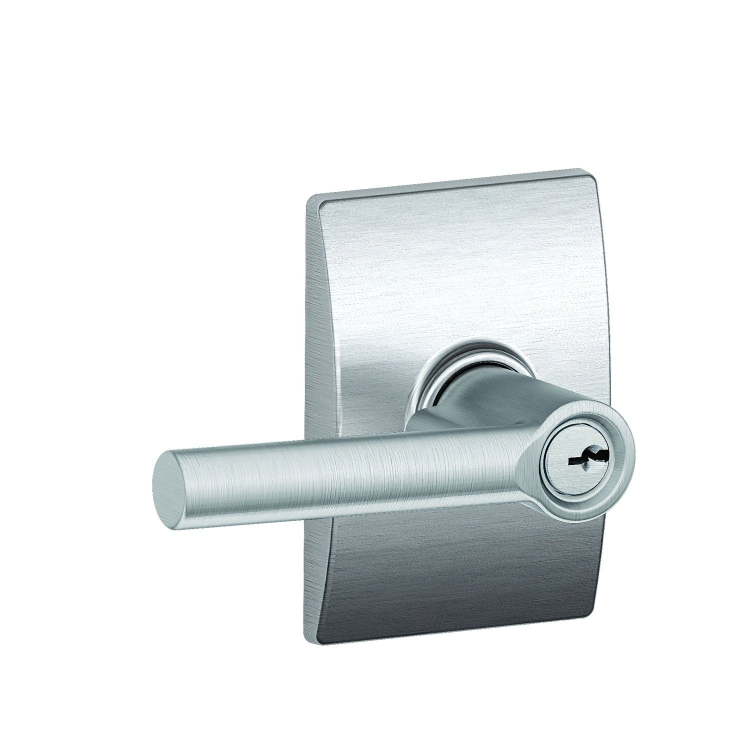 Schlage F51ABRW-CEN Broadway Lever with Century Rose Keyed Entry Door Lever