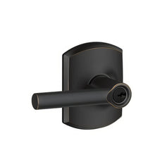 Schlage F51ABRW-GRW Broadway with Greenwich Rose Keyed Entry Door Lever