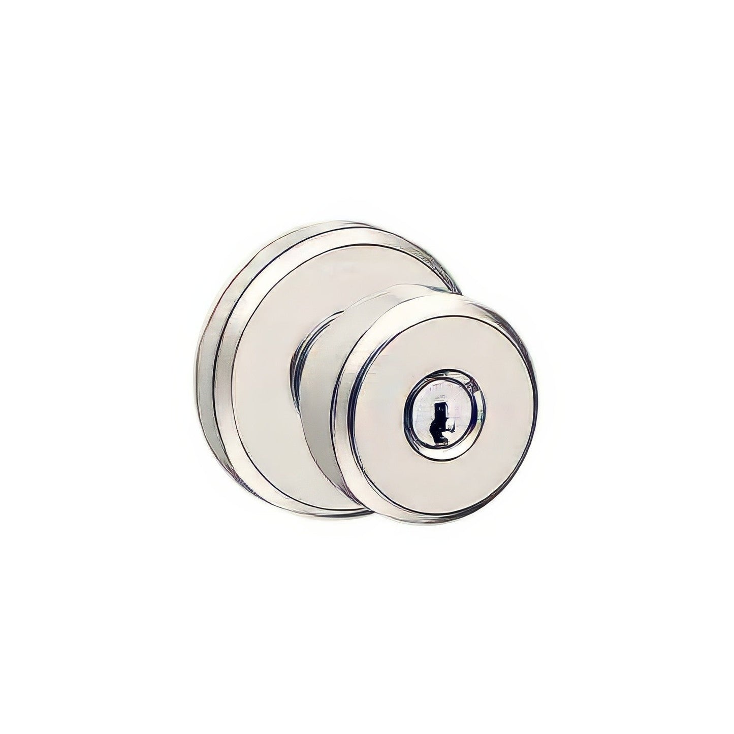 Schlage F51ABWE-GSN Bowery with Greyson Rose Keyed Entry Door Knob