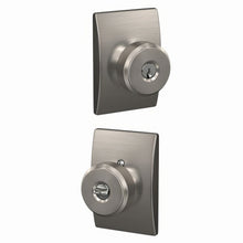 Schlage F51A-BWE-CEN Bowery Knob with Century Trim Keyed Entry Door Knob.