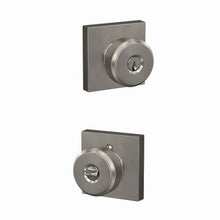 Schlage F51A-BWE-COL Bowery Knob with Collins Rose Keyed Entry Lock.