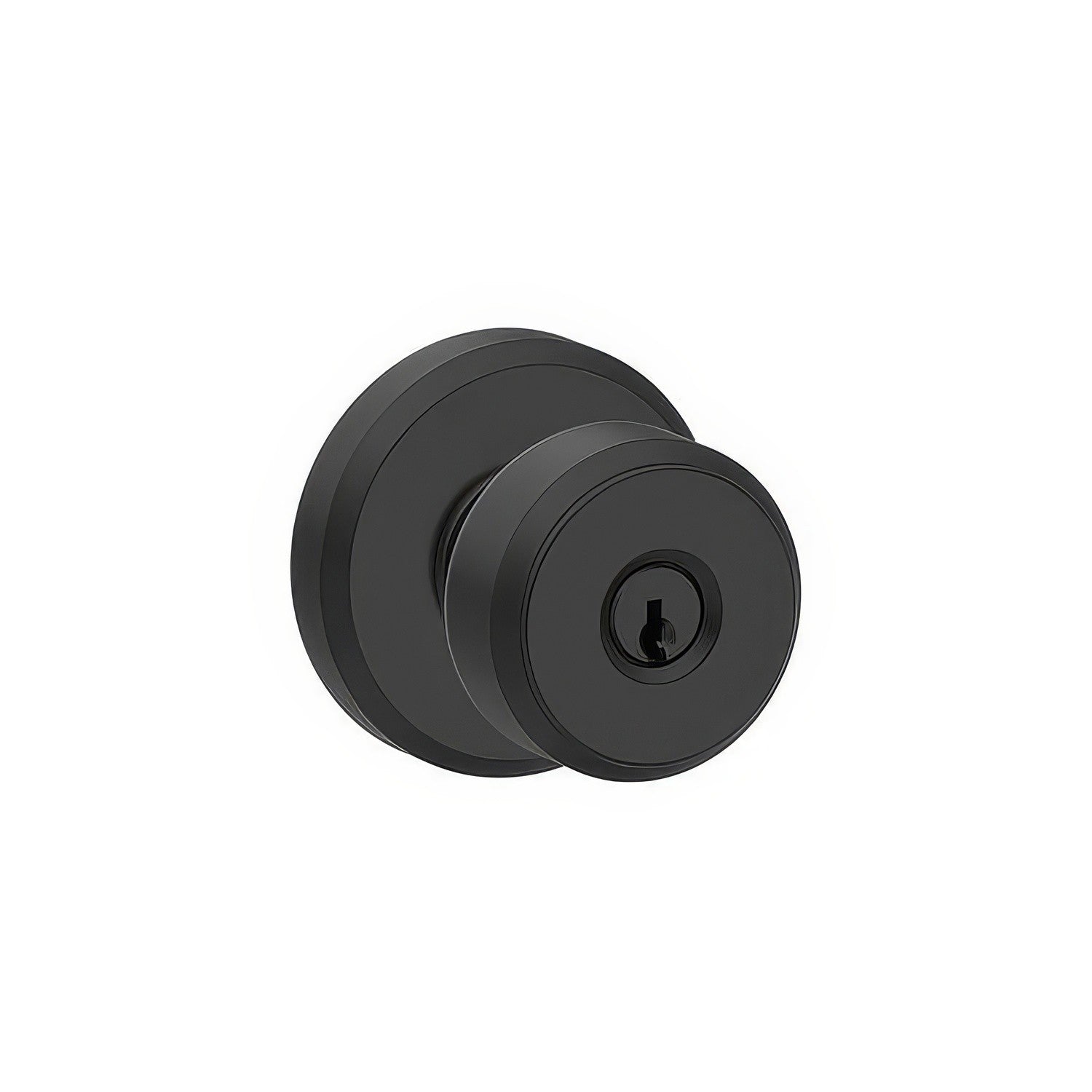 Schlage F51ABWE-GSN Bowery with Greyson Rose Keyed Entry Door Knob