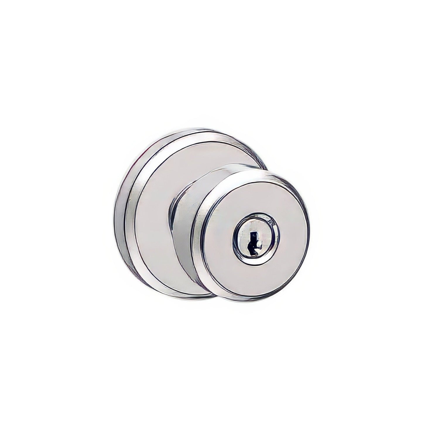 Schlage F51ABWE-GSN Bowery with Greyson Rose Keyed Entry Door Knob