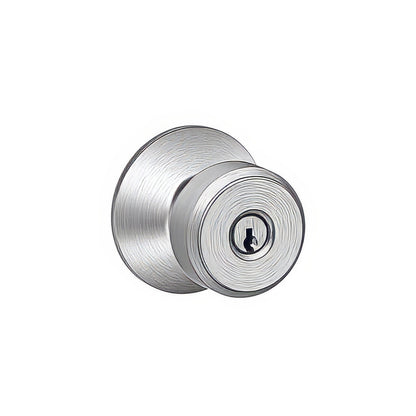 Schlage F51ABWE Bowery Keyed Entry Door Knob