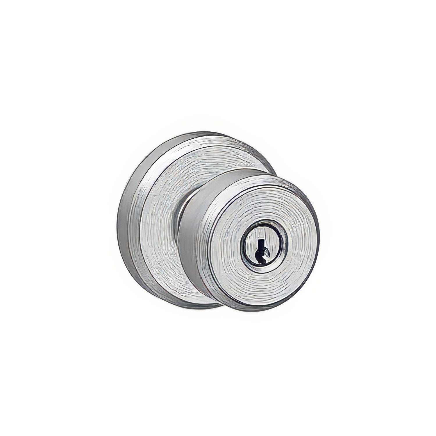 Schlage F51ABWE-GSN Bowery with Greyson Rose Keyed Entry Door Knob