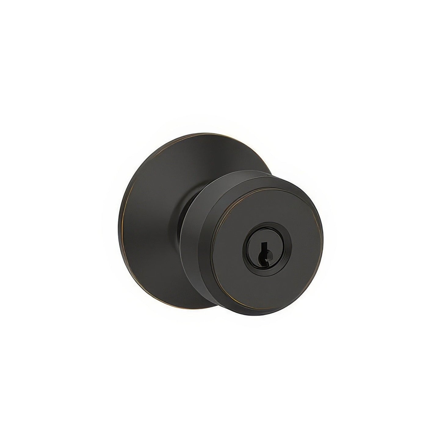 Schlage F51ABWE Bowery Keyed Entry Door Knob