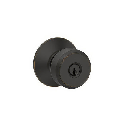 Schlage F51ABWE Bowery Keyed Entry Door Knob