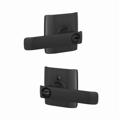 Schlage F51ACYB-DLT Clybourn with Dalton Rose Keyed Entry Door Lever