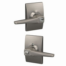 Schlage F51A-ELR-CEN Eller Single Cylinder Keyed Entry Lever Lock.