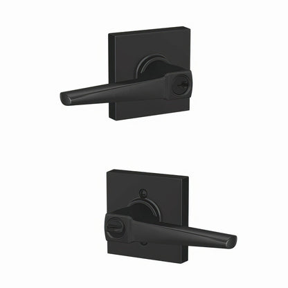 Schlage F51A-ELR-COL Eller Single Cylinder Keyed Entry Door Lever.