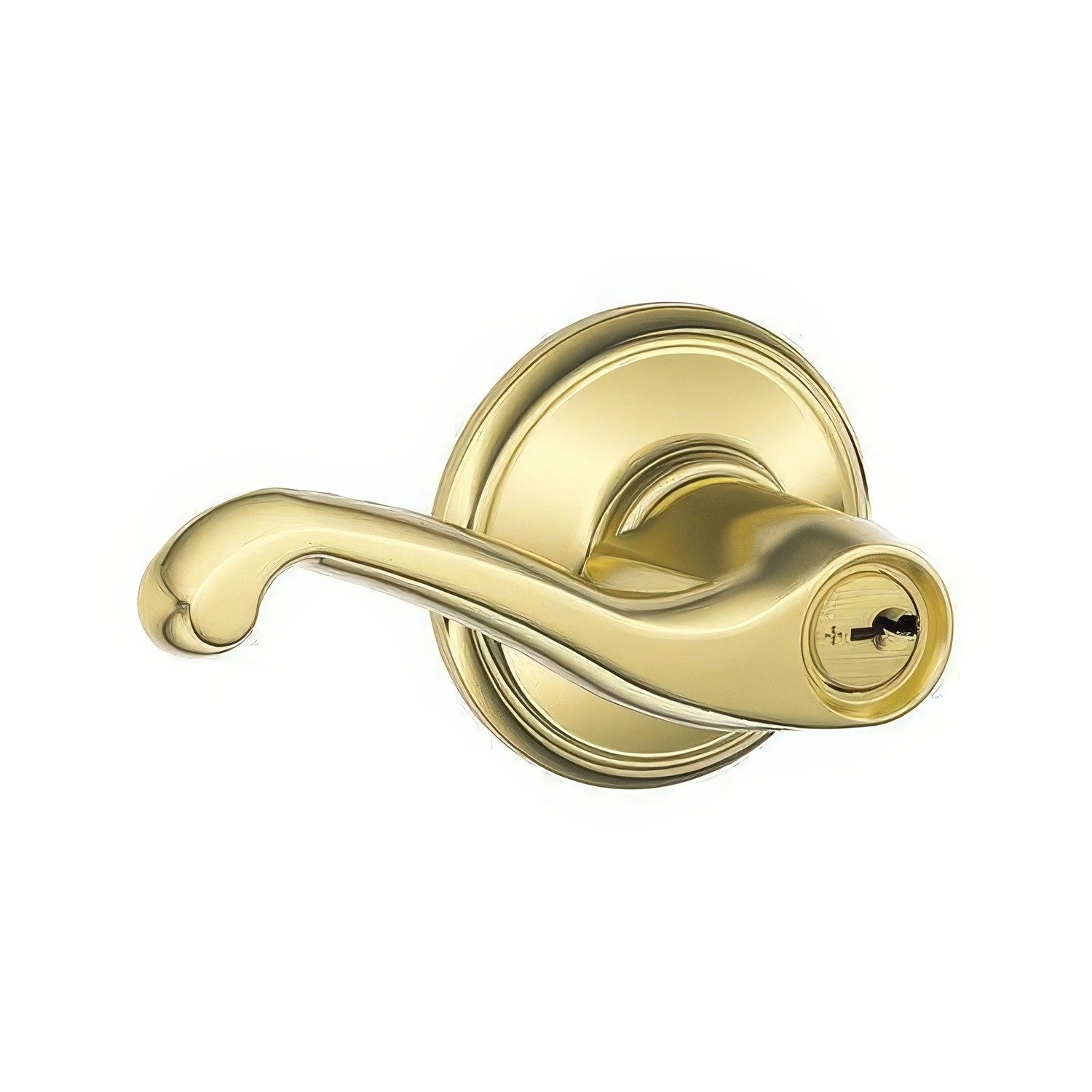 Schlage F51A-FLA F-Series Flair Single Cylinder Keyed Entry Panic Proof Door Lever.