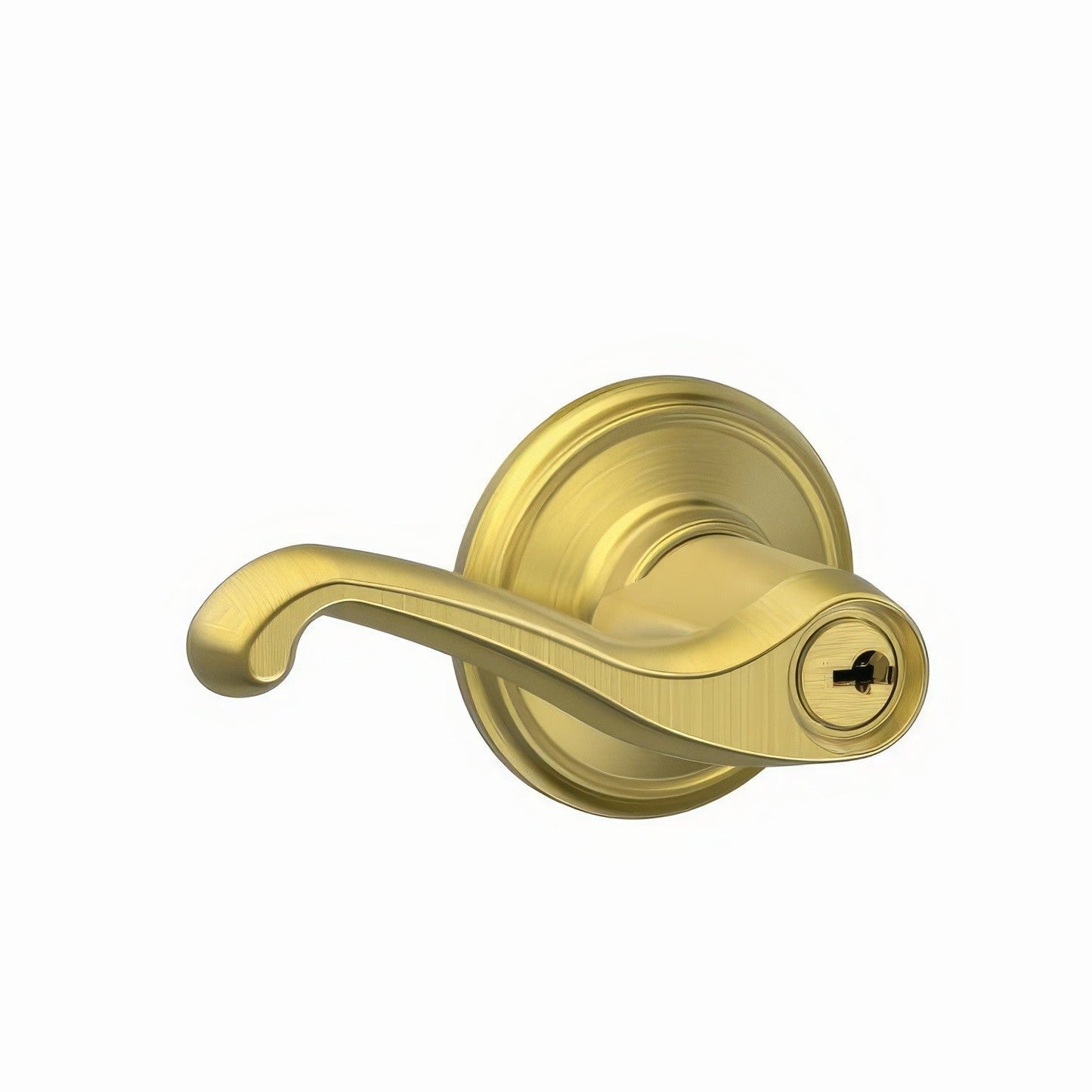 Schlage F51A-FLA F-Series Flair Single Cylinder Keyed Entry Panic Proof Door Lever.