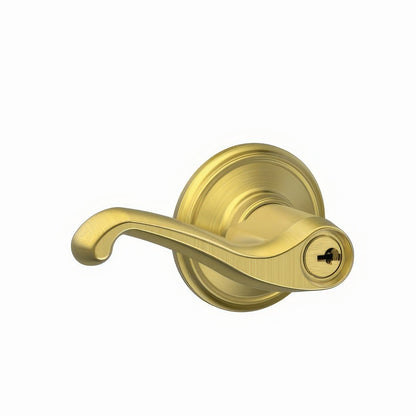 Schlage F51A-FLA F-Series Flair Single Cylinder Keyed Entry Panic Proof Door Lever.