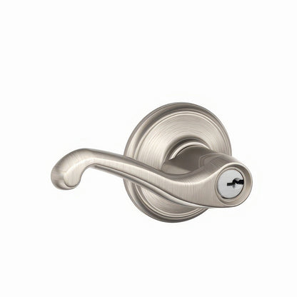 Schlage F51A-FLA F-Series Flair Single Cylinder Keyed Entry Panic Proof Door Lever.