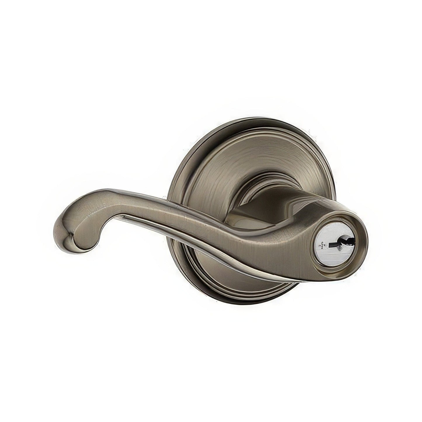 Schlage F51A-FLA F-Series Flair Single Cylinder Keyed Entry Panic Proof Door Lever.