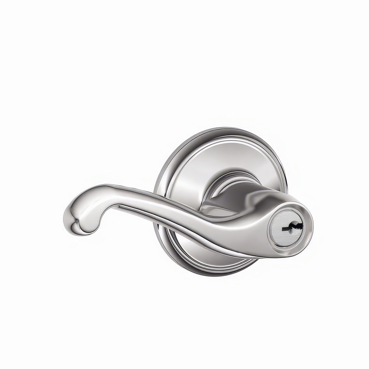 Schlage F51A-FLA F-Series Flair Single Cylinder Keyed Entry Panic Proof Door Lever.