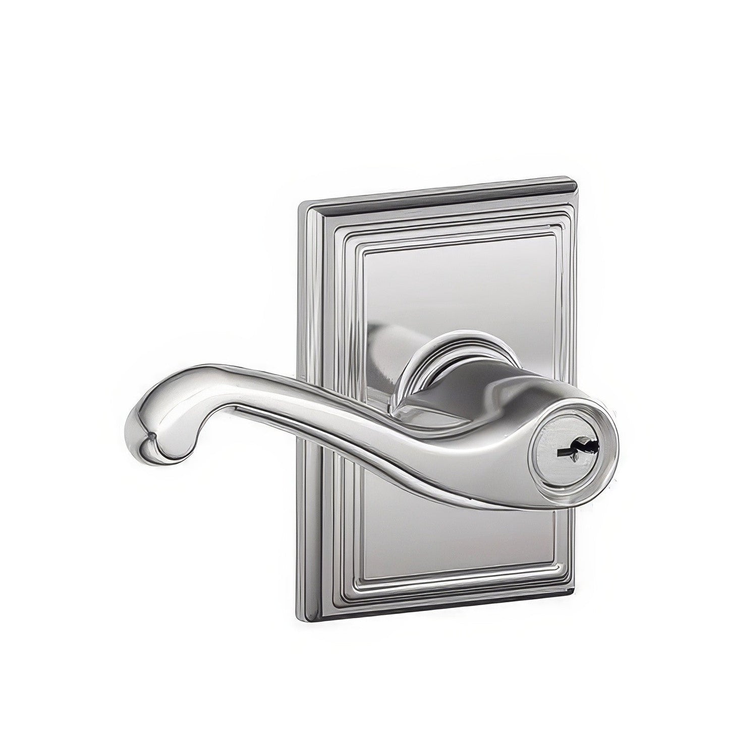 Schlage F51A-FLA-ADD F-Series Flair Keyed Entry Door Lever.