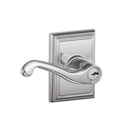 Schlage F51A-FLA-ADD F-Series Flair Keyed Entry Door Lever