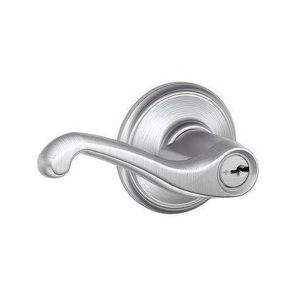 Schlage F51A-FLA F-Series Flair Single Cylinder Keyed Entry Panic Proof Door Lever.