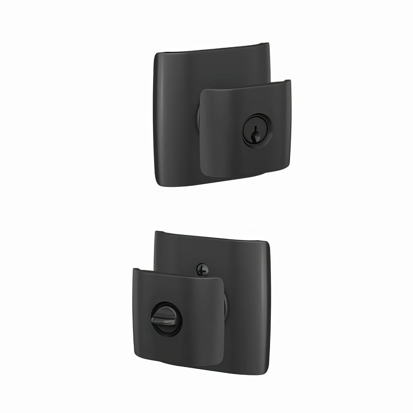 Schlage F51AGAN-DLT Ganton with Dalton Rose Keyed Entry Door Knob.