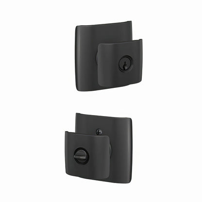 Schlage F51AGAN-DLT Ganton with Dalton Rose Keyed Entry Door Knob