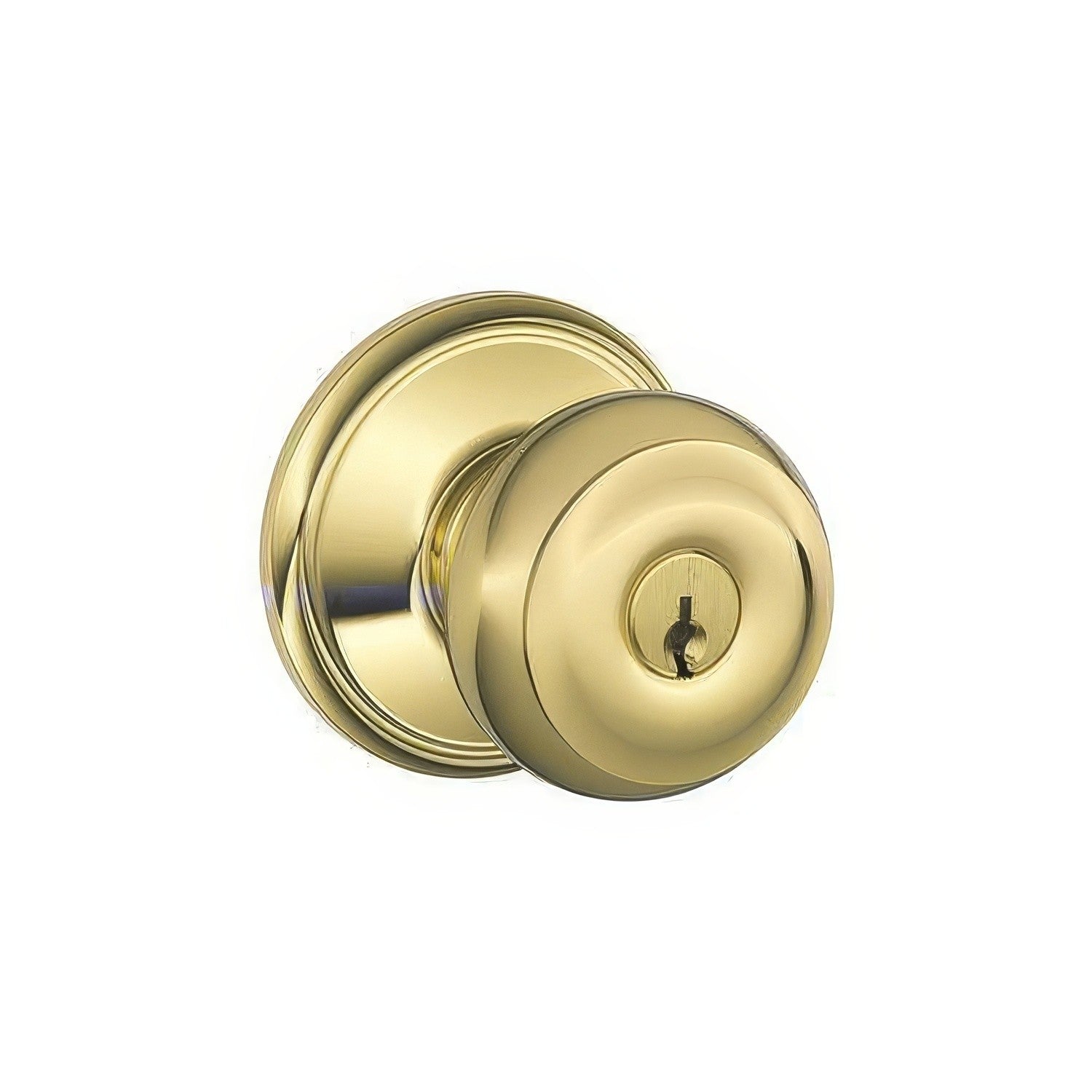 Schlage F51A-GEO F-Series Georgian Single Cylinder Panic Proof Keyed Entry Door Knob.