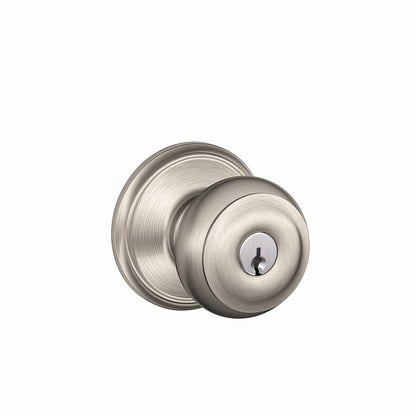 Schlage F51A-GEO F-Series Georgian Single Cylinder Panic Proof Keyed Entry Door Knob.