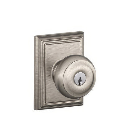 Schlage F51A-GEO-ADD F-Series Georgian Keyed Entry Door Knob.