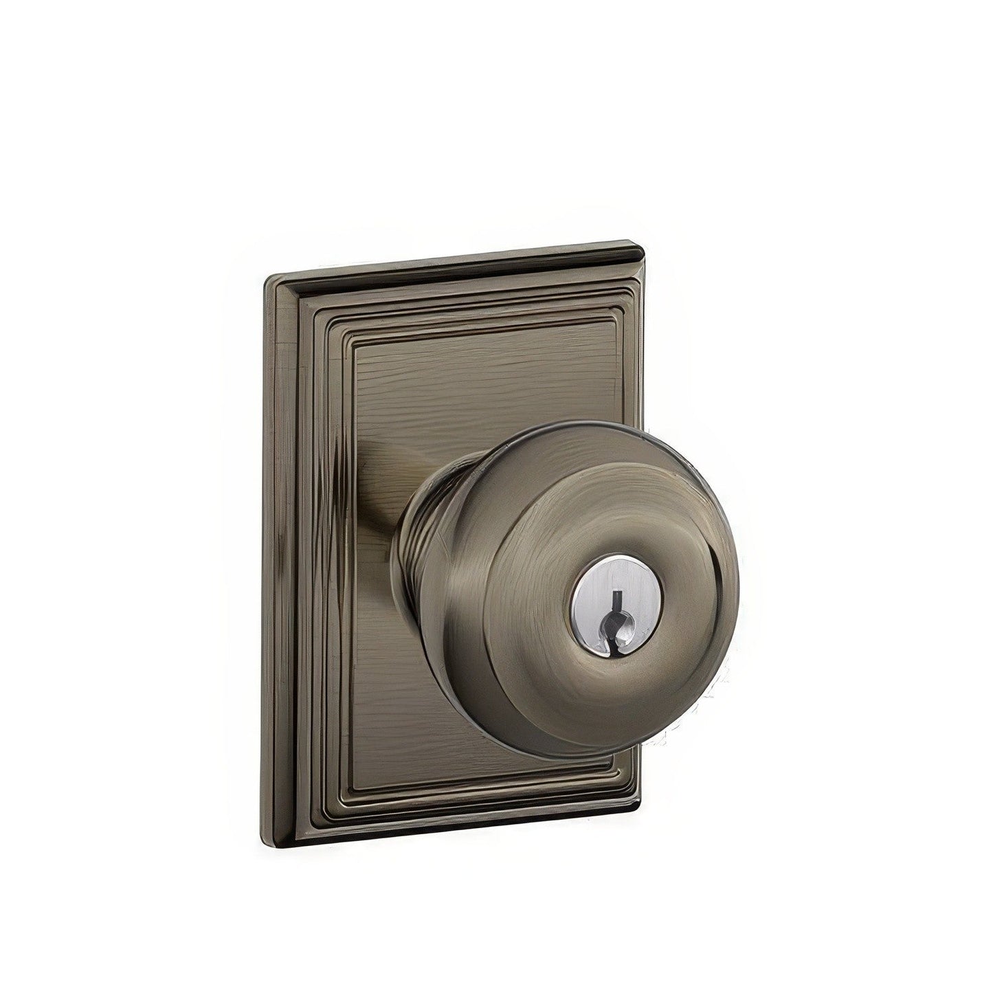 Schlage F51A-GEO-ADD F-Series Georgian Keyed Entry Door Knob.