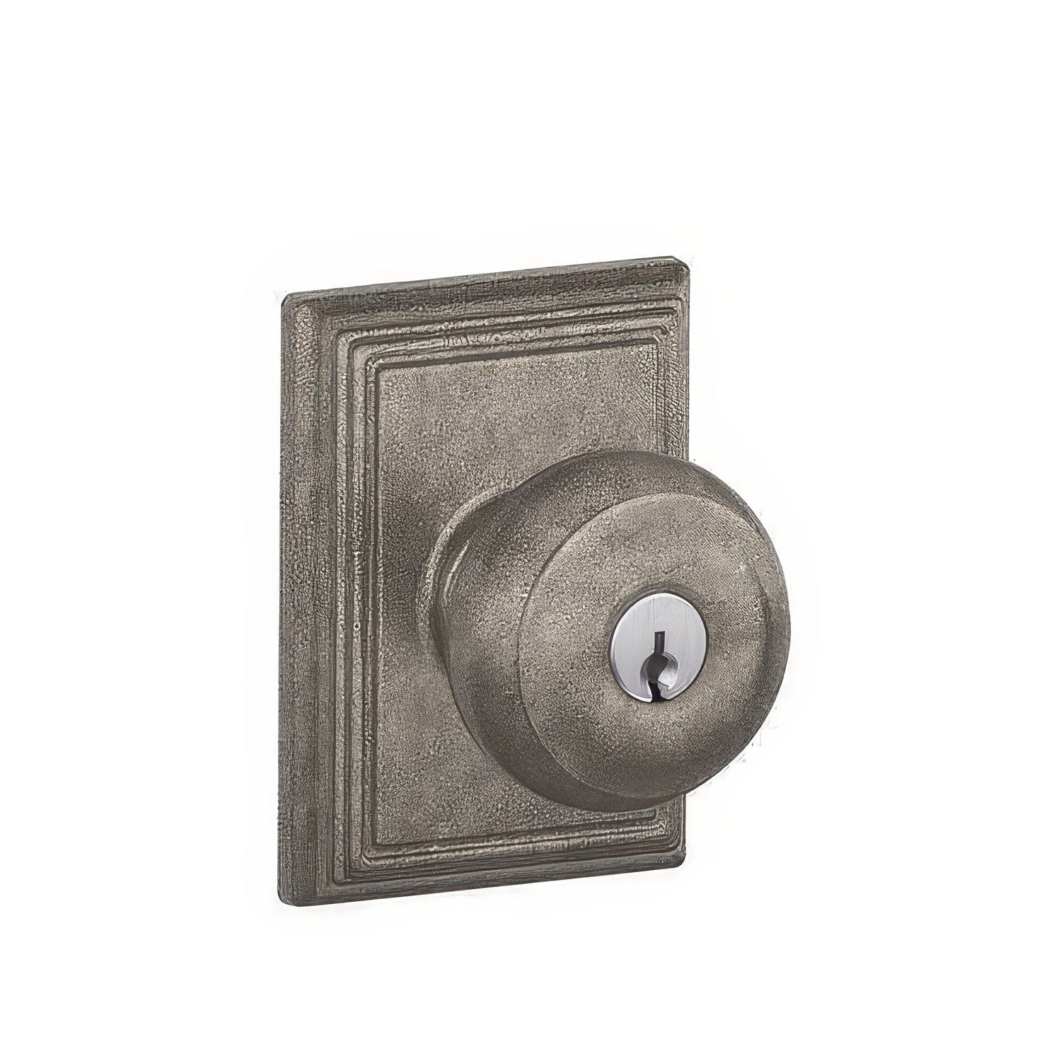 Schlage F51A-GEO-ADD F-Series Georgian Keyed Entry Door Knob.