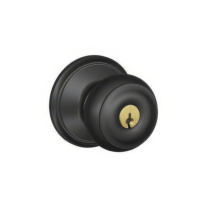 Schlage F51A-GEO F-Series Georgian Single Cylinder Panic Proof Keyed Entry Door Knob.